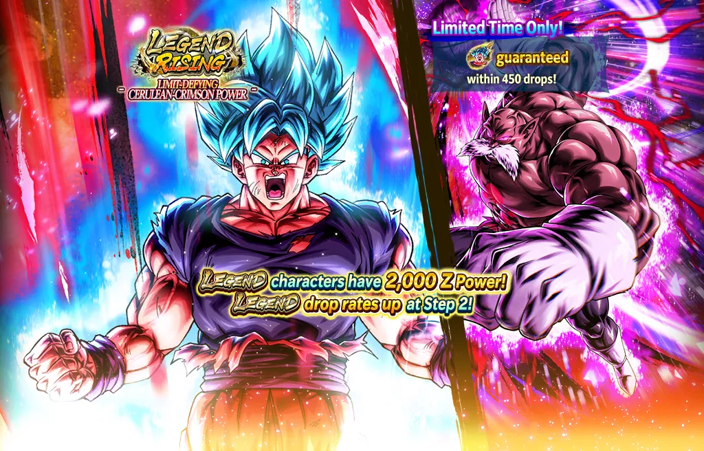 LEGEND RISING - LIMIT-DEFYING CERULEAN-CRIMSON POWER -