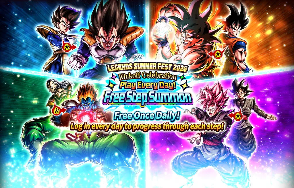 Legends Summer Fest 2026 Kickoff Celebration: Play Every Day! Free Step Summon